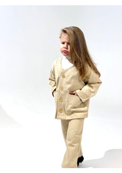 Çocuk Oversize Gabardin Pantalonlu 2 Li Alt Üst Takım fiyatları