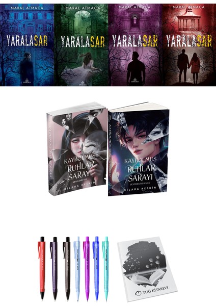 Yaralasar 4lü Set Maral Atmaca ve Kaybolmuş Ruhlar Sarayı 2li Set Dilara Keskin