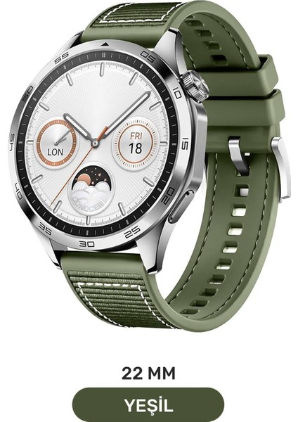 Huawei Watch Gt3 Se Uyumlu Dikiş Desenli Kordon Kayış (22MM)