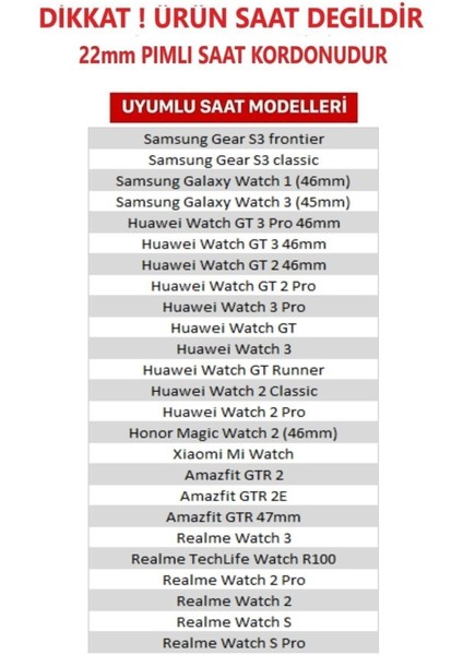 Huawei Watch Ultimate Uyumlu Yumuşak Silikon Desenli Kordon Kayış (22MM)