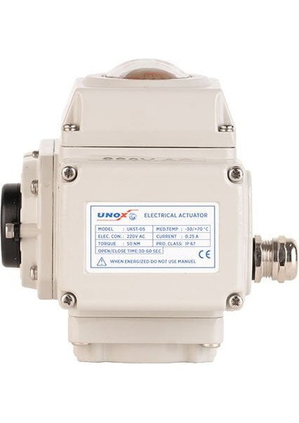 Rotary 220V Ac Elektrikli Aktüatör 50 Nm