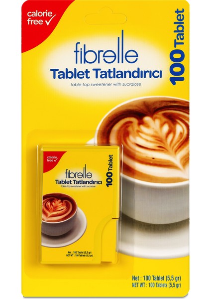 Sucralozlu Tablet Tatlandırıcı 100'LÜK Cep