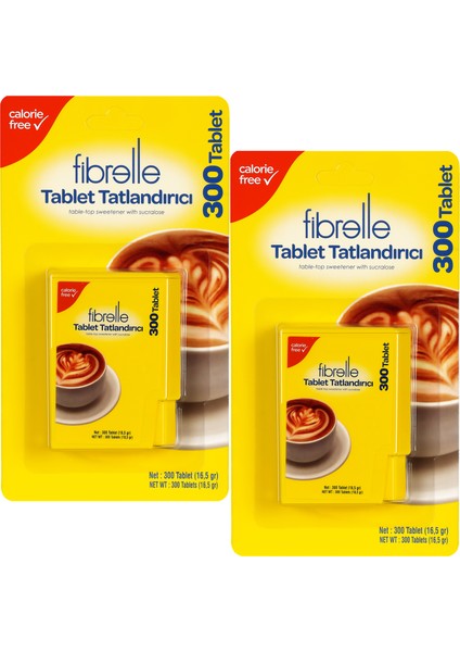 Sucralozlu Tablet Tatlandırıcı 300'LÜ Kutu x 2