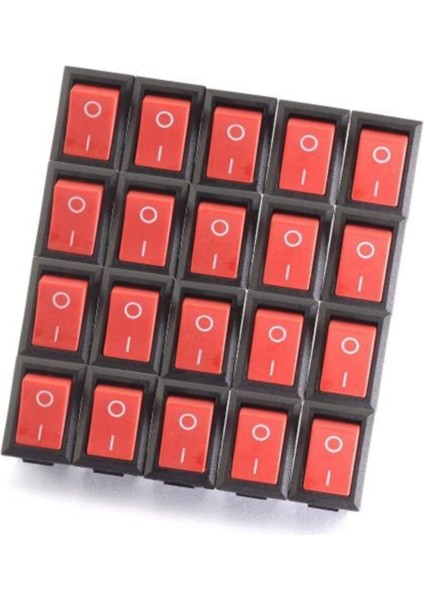 Devre Anahtarı Güç Anahtarı Aç Kapa Anahtarı - 25 Adet