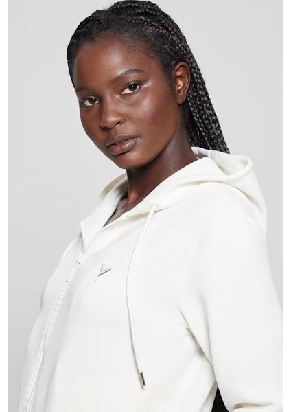 Kadın Kapüşonlu Fermuarlı Sweatshirt modelleri