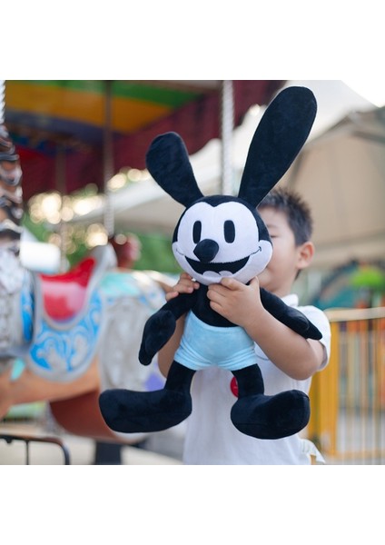 Ins Internet Ünlü Oswald Şanslı Tavşan Bebek Mickey Mouse Peluş Oyuncak (Yurt Dışından)