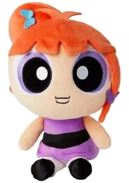 28CM Powerpuff Girls Serisi Büyük Bebek Çocuk Peluş Bebek (Yurt Dışından)