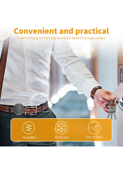 Paket Ağır Hizmet Tipi Geri Çekilebilir Rozet Tutucu Makaraları, Metal Kimlik Kartı Tutucu Kemer Klipsi ile Anahtarlık Isim Kartı Anahtarlık (Yurt Dışından) fırsatları