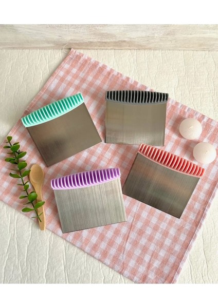 Lüks Çelik Hamur Kesici Spatula