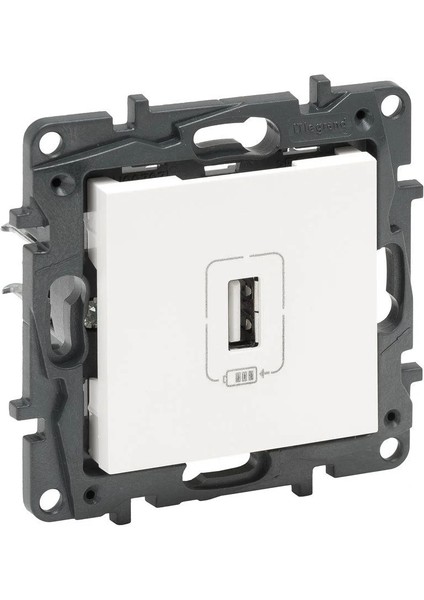 Raventi Beyaz Tekli USB Şarj Prizi 1100MA