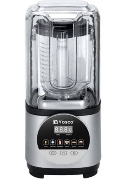 Soundproof Bar Blender Pro Kapaklı 2 Lt Buz Kırıcılı 2000W