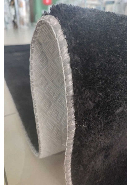 Yıkanabilir Kaymaz Taban Siyah Post Peluş Halı Kesme Yolluk Oturma Odası Salon Yatak Odası Halısı modelleri