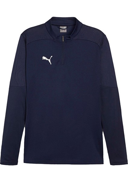 Teamfinal Training 1/4 Zip Erkek Futbol Antrenman Uzun Kollu Üst 65855106 Lacivert
