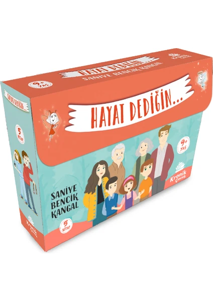 Hayat Dediğin… Kutulu Set (5 Kitap) - Saniye Bencik Kangal