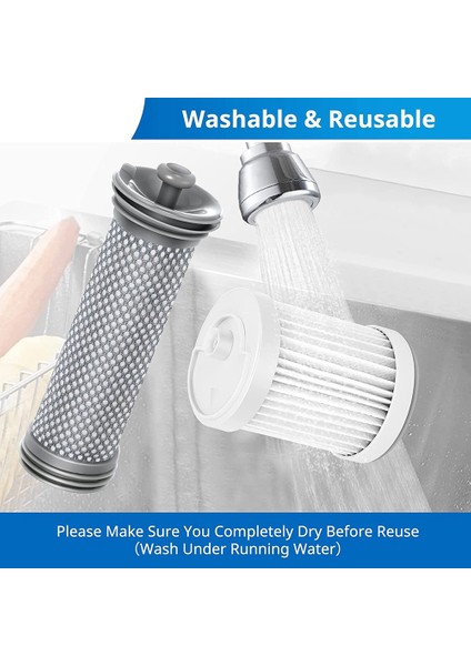 Tineco A10 Hero/master, A11 Hero/master Pure One S12 Akülü Vakum Sonrası Filtreler ve Hepa Filtre Için Yedek Filtre (Yurt Dışından) fiyatları