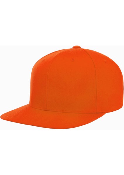 Basic Street Snapback Hiphop Cap Orange Şapka