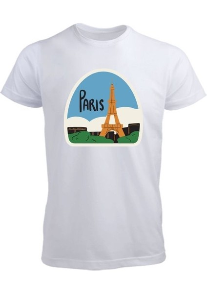 Paris Temalı Tişört