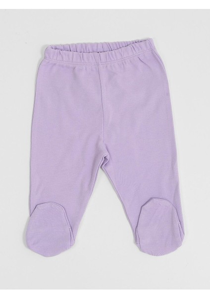 Uzun Kollu Desenli Kız Bebek Takımı 0-6 Ay modelleri