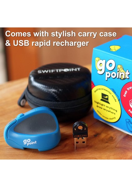 Gopoint Kablosuz Mini Mouse, Ultra Taşınabilir, 1800 Dpı Optik