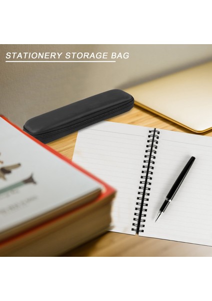 Siyah Eva Sert Kabuk Stylus Kalem Kalem Kutusu Tutucu Koruyucu Taşıma Kutusu Çanta Saklama Kabı Kalem Için Tükenmez Kalem Stylus Kalem USB Kabloları (Yurt Dışından)