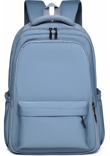 Moda Büyük Kapasiteli Çift Sırt Çantası Basit Işe Gidiş Seyahat Sırt Çantası Çok Yönlü Trendy Lise Öğrencisi Okul Çantası (Yurt Dışından)