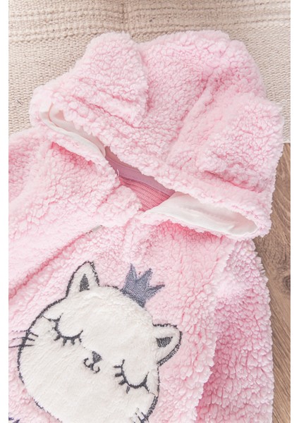Kedi Figürlü Peluş Welsoft Kız/erkek Bebek Tulum