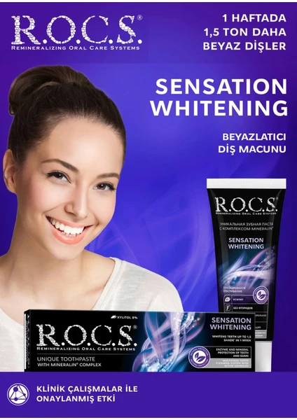 Sensation Whitening Beyazlatıcı Parlatıcı Diş Macunu 60 ml