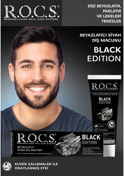 Black Edition Kömürle Diş Macunu