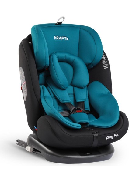 King Fix 0-36 kg 360 ° Dönebilen İsofix'li Oto Koltuğu