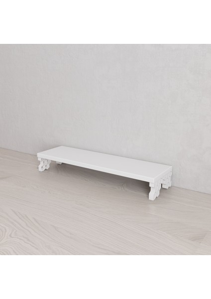 Monitör Yükseltici Model No : 3 - Bilgisayar Ekran Yükseltici - Renkli Altıgen Desenli Tasarım