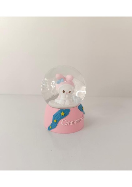 Kar Küresi Sanrio Işıklı Kar Küresi Ev Ofis Dekor Biblo Obje 9 cm