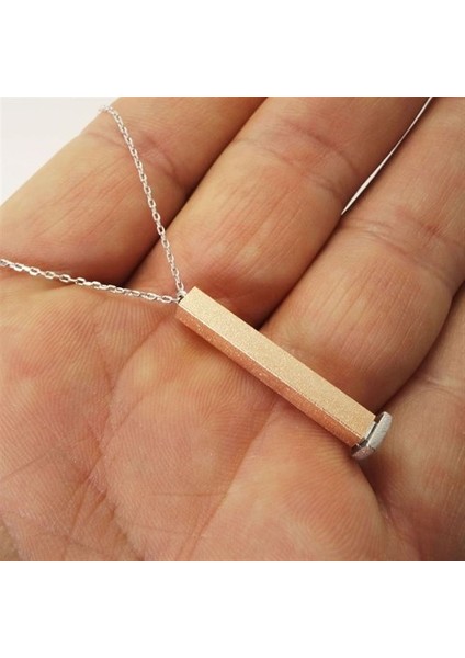 Nested Gizli Isimli Bayan Gümüş Kolye Mat Model modelleri