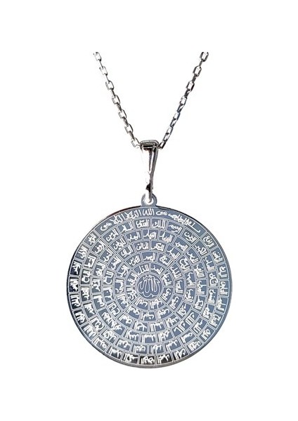 Esmaül Hüsna Bayan Gümüş Kolye