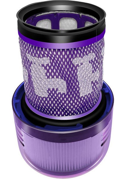 Dyson V12 Slim Için 2 Adet Hepa Filtre Mutlak Ekstra/toplam Temiz/kabarık Elektrikli Süpürge 971517-01 (Yurt Dışından)