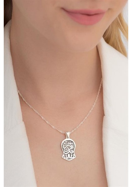 Nalı Şerif Bayan Gümüş Kolye