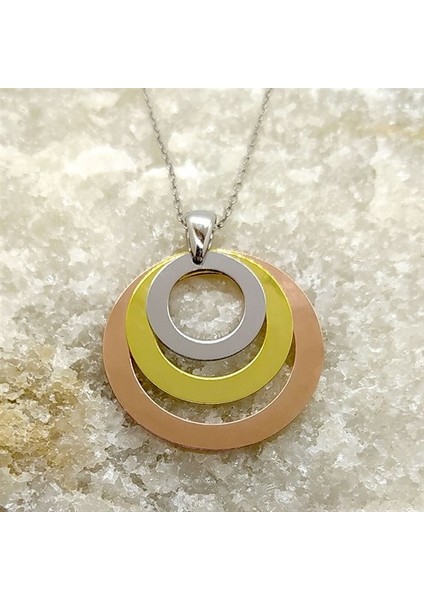 Kişiye Özel 3 Isimli Bayan Gümüş Kolye fiyatları