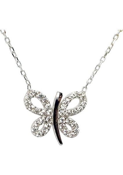 Yusufçuk Bayan Gümüş Kolye Zincir