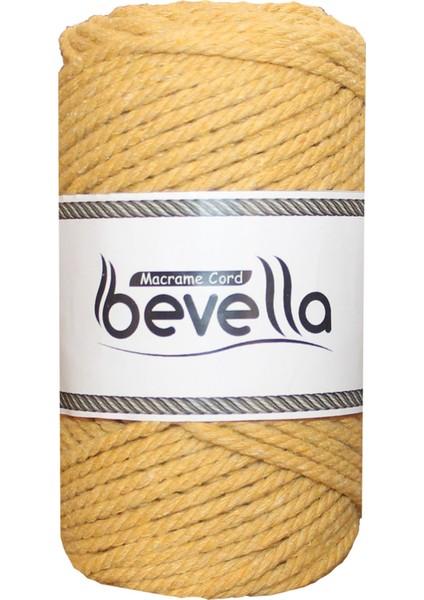 Premium 3 Büküm Burgulu Pamuk Makrome Ipi 3 mm 250 gr fiyatları