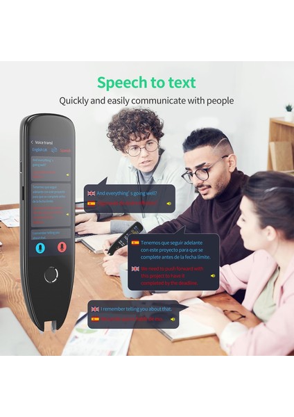 Metini Sesliye Çevirici Bluetooth Dil Tercümanı