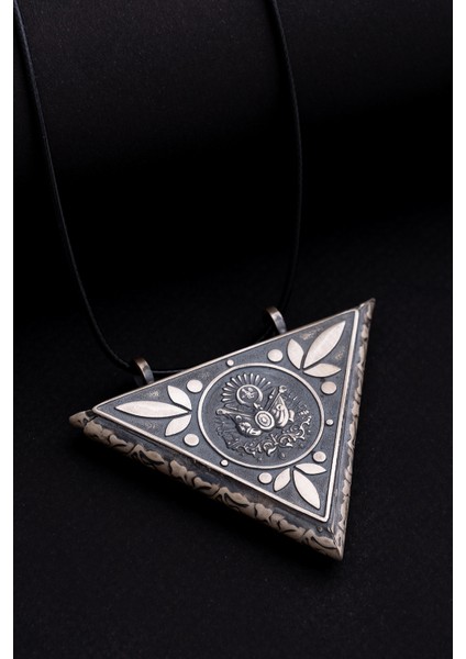 En Büyük Boy Osmanlı Armalı Gümüş Erkek Muska Kolye Cevşen Haznesi modelleri