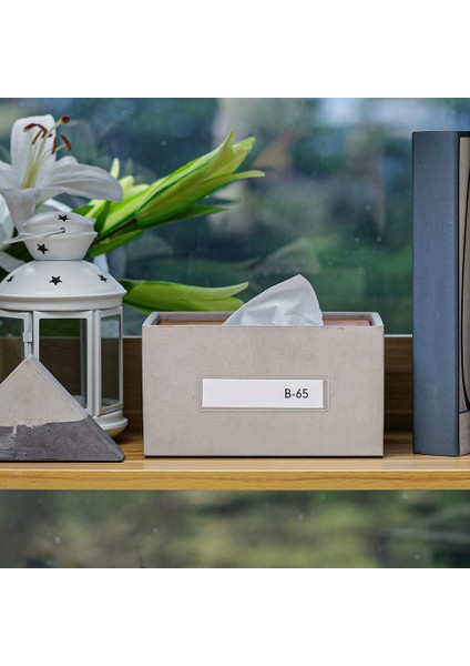 Tutucular Yapışkanlı Raf Etiketi 1.2 x 4.3 Inç Şeffaf Raf Etiketi Kart Cepler Süpermarket Için Çekmeceler (60 Paket) (Yurt Dışından)