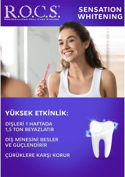 Sensation Whitening Beyazlatıcı Parlatıcı Diş Macunu 60 ml