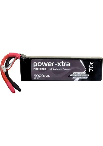 11.1V 5000MAH 3s Lipo Pil - Lipo Batarya 70C