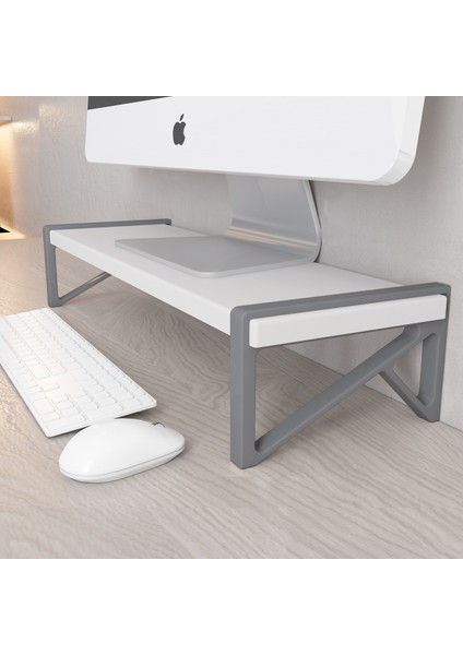 Monitör Yükseltici Model No : 4 - Bilgisayar Ekran Yükseltici - Renkli Kullanıcı Dostu Tasarım