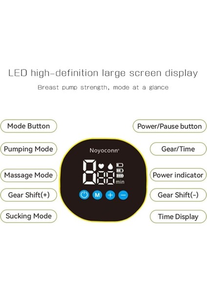 Elektrikli Göğüs Pompası Akıllı Giyilebilir Tam Otomatik Yüksek Emişli Sağım Makinesi (Yurt Dışından) fırsatları