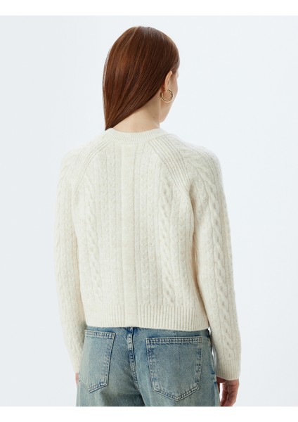 Örgü Triko Kazak Saç Örgü Dokulu Uzun Kollu Bisiklet Yaka fırsatları