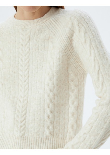 Örgü Triko Kazak Saç Örgü Dokulu Uzun Kollu Bisiklet Yaka indirimleri