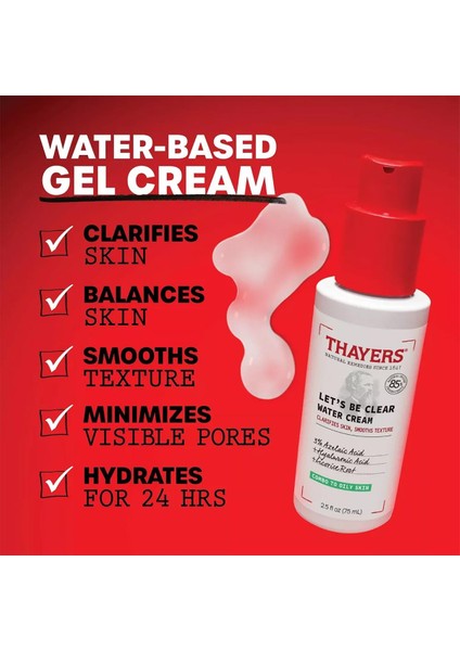 Let's Be Clear Water Cream Nemlendirici Krem 75ML fiyatları