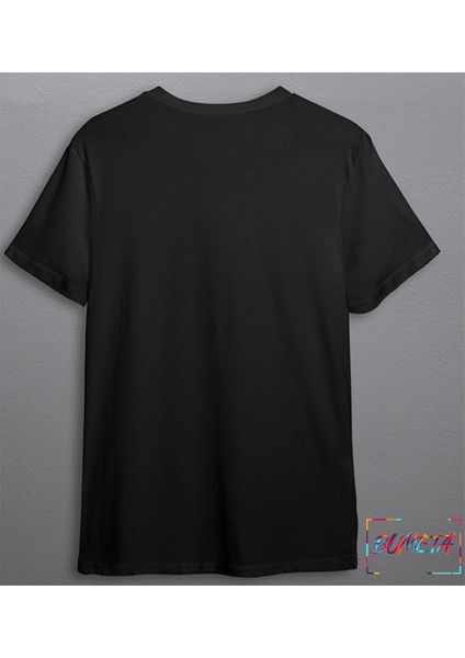 Renkli Kuru Kafa Iskelet Unisex T-Shirt T-Shirt modelleri