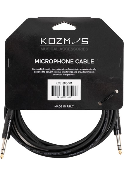 KCL-280-3M Stereo 6.35mm 3M Kablo indirimleri